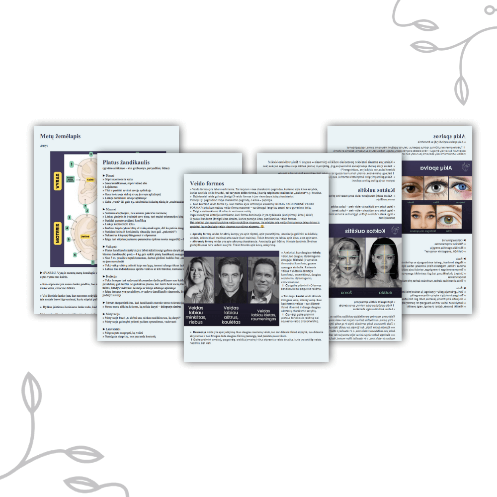 Baziniai veidoskaitos mokymai [PDF]