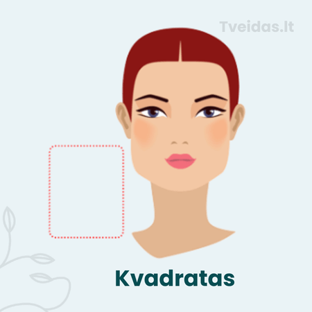 veido forma kvadratas